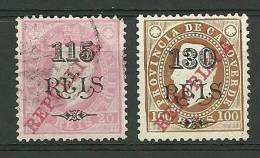 Cabo Verde #56,58 D.Luis - L2732 - Cap Vert