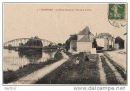 89 MONETEAU - La Route D Auxerre, L Yonne Et Le Pont - Moneteau