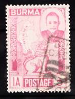 Burma, 1948, 1 Anna, Used - Myanmar (Birma 1948-...)