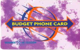 CARTE PREPAYEE PAYS-BAS  Budget Phone  12,50  GULDENS  **** - [3] Sim Cards, Prepaid & Refills