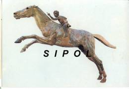 Cheval De Course En Bronze Musée National D Athènes  BE Ecrite Au Dos - Reitsport