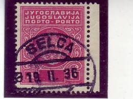 PORTO-COAT OF ARMS-1 DIN-T II-POSTMARK-SELCA-BRAC-CROATIA-YUGOSLAVIA-1931 - Impuestos