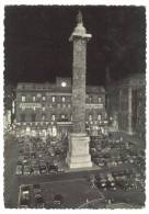 G2085 Roma - Piazza Colonna - Notturno - Auto Cars Voitures - Partito Socialista Democratico - PSDI / Viaggiata 1955 - Places & Squares