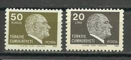 Turkey; 1980 Regular Issue Stamps - Neufs