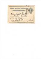 BRAZIL 1919 -  CP - Postal Stationery