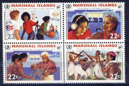 #Marchall Islands 1985. International Year Of Youth. Michel 54-57. MNH(**) - Marshallinseln