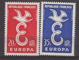 PGL BH0109 - EUROPA CEPT 1958 FRANCE Yv N°1176/74 ** - 1958