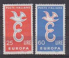 PGL BH0110 - EUROPA CEPT 1958 ITALIE Yv N°765/66 ** - 1958