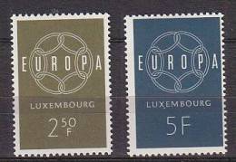 PGL BH0120 - EUROPA CEPT 1959 LUXEMBOURG Yv N°567/68 ** - 1959