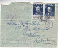 Célébrités - Sir Rowland HillPortugal - Lettre De 1940 - Expédié Vers Les Pays Bas - Cachet Rond Ad - Covers & Documents