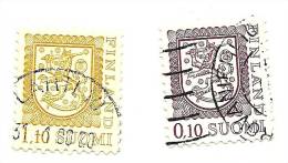 1978 - Finlandia 788 + 790 Ordinaria C2098, - Used Stamps
