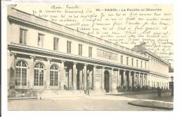 75-PARIS 6e-    La Faculté De Médecine -  Carte Précurseur   1903 - Enseignement, Ecoles Et Universités