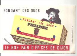 Buvard Pain D´épices Fondant Des Ducs PHILBEE Le Bon Pain D´épices De Dijon (grand Format) - Honigkuchen-Lebkuchen