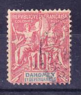 Dahomey N° 2 Oblitéré Def Manque Une Dent En Coin - Oblitérés