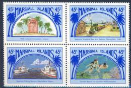 #Marshall Islands 1989.Japanese Relations. Michel 204-07. MNH(**) - Marshall Islands