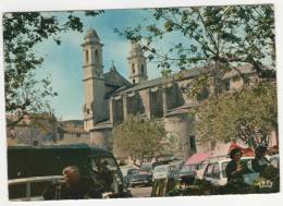Delcampe - CP BASTIA, LA PLACE DE L'HOTEL DE VILLE OU SE TIENT LE MARCHE, AUTOS VOITURES ANCIENNES, HAUTE CORSE 20 - Bastia