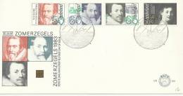 NETHERLANDS 1983 - FAMOUS PERSONS  - CPL. SET - FDC - Oblitérés