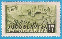 1947 X   530   JUGOSLAVIJA EISENBAHNBAU SAMAC-SARAJEVO  NEVER HINGED - Nuevos