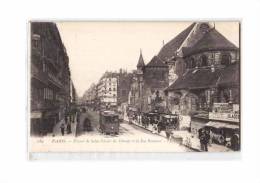75 PARIS III Rue Réaumur, Eglise, Prieuré St Nicolas Des Champs, Animée, Tramway, Ed LL 189, Dos 1900 - Arrondissement: 03