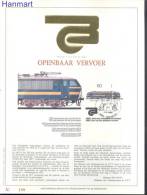 Belgium CAMVL 1985 Mi Bl55 FDE - Locomotives, Trains - Trenes