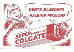 Buvard Dentifrice Dents Blanches, Haleine Fraîche Super Dentifrice Colgate - Parfum & Cosmetica