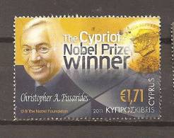 CYPRUS 2011 NOBEL PRIZE CHRISTOPHER PISSARIDES - Used Stamps