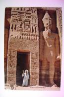 ABU SIMBEL  EGYPTE EGYPT  EGITTO  AFRICA   POSTCARD USED - Temples D'Abou Simbel