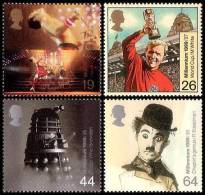 GRAND-BRETAGNE - 1999 Millénium 6 - Les Divertissements, Chaplin - 4v Neufs// Mnh - Ongebruikt