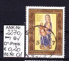 28.11.1997  -  SM  "Weihnachten 1997"  -  O  Gestempelt  -  S. Scan  (2270o 01-13) - Used Stamps