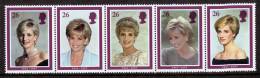 GRAND-BRETAGNE - 1998 - Hommage A Lady Diana - 5v Neufs// Mnh - Nuevos