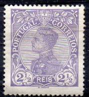 PORTUGAL 1910 King Manoel II  21/2r. - Lilac  MH - Neufs