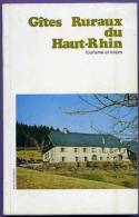 Livre -  Alsace - Gïtes Ruraux Du Haut Rhin 2 Tourisme Et Loisirs - Alsace