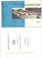 PREVENTION ROUTIERE-AUTOTEST-I JUIN 1957-JOURNEE SANS ACCIDENT-ADHESION - Cars