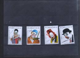 GIBRALTAR Nº 1003 AL 1006 - Circus