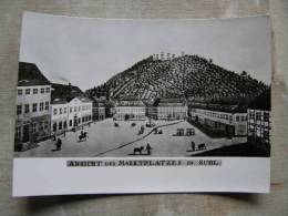 Suhl - Ansicht Des Marktplatzes In Suhl -Waffenmuseum   D96391 - Suhl