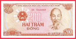 Vietnam 200 Dong - UNC - 1987 - Banknote / Papier Monnaie - Billet - Viet-Nam - Viêt-Nam
