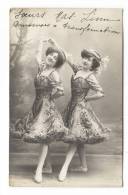 ARTISTE  1900  /  SOEURS  MAS - LINU , DANSEUSES  À  TRANSFORMATIONS  ( Thèmes  :  DANSE + CIRQUE ) - Dance