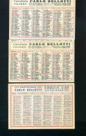 S3918 PALERMO CARTOLERIA CARLO BELLOTTI  CALENDARIO PLASTICA PICCOLO FORMATO ANNO 1965 E 1971 - Petit Format : 1961-70