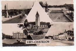 REF 109 : CPSM 91 VIRY CHATILLON Multivue Citroen Traction - Viry-Châtillon