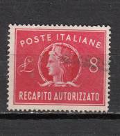 ITALIE °  YT N° TLE 34 - Eilpost/Rohrpost