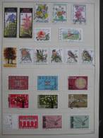 Timbres Belgique : Europa , Fleurs , Oiseaux - Collezioni