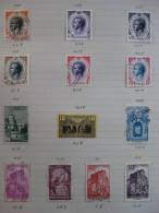 Timbres Monaco : Roi Et Monuments 1940 - 1960 - Lots & Serien