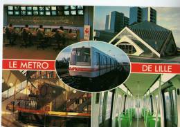 CPM     LE METRO DE LILLE          MULTIVUES - Metro