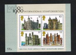 GREAT BRITAIN  BLOK  INTERNATIONAL STAMP EXHIBITION  LONDON  1980 -  1978 ** - Blocks & Miniature Sheets