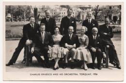 - CHARLES ERNESCO AND HIS ORCHESTRA.  TORQUAY. 1956. - Wilson Gould Studios, Torquay. - Scan Verso - - Torquay