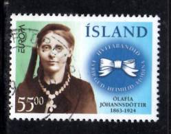 Iceland 1996 55k Olifia Johannsdottir Issue #819 - Oblitérés