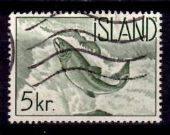 Iceland 1959 5k Salmon Issue #322 - Gebruikt