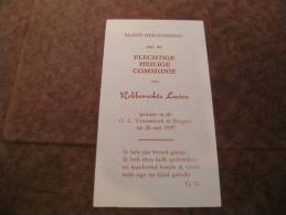 BC4-2-101 CDP Souvenir Communion  Lucien Robberechts Beigem 1957 - Comunioni