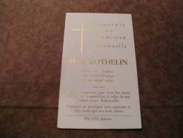 BC4-2-101 CDP Souvenir Communion  Henri Rothelin Cortil Wodon 1958 - Communie