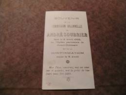 BC4-2-101 CDP Souvenir Communion Andre Soubrier Jumet Gohissart 1933 - Comunión Y Confirmación